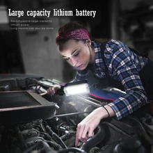 Многофункциональная контрольная лампа для освещения на открытом воздухе, светодиодная лампа для кемпинга с магнитным крюком