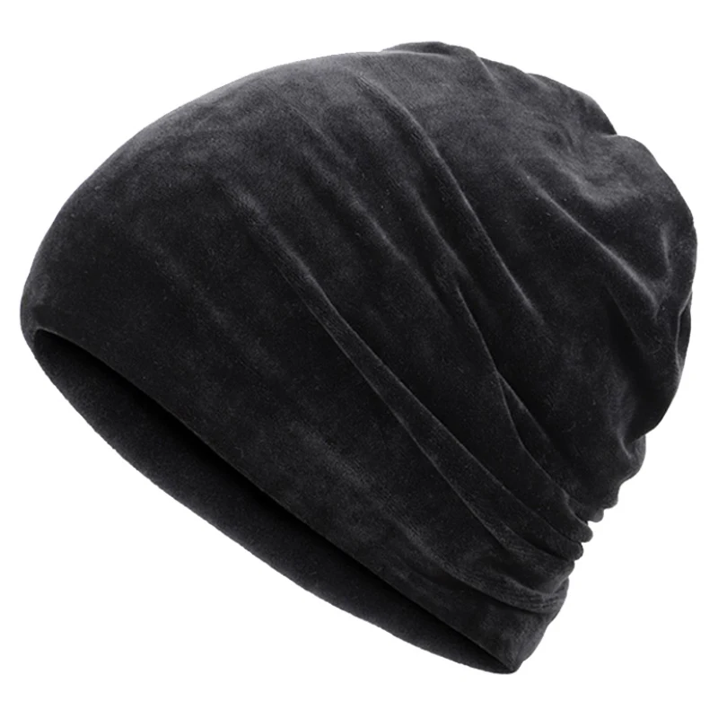 

New Women Men Unisex Winter Cap Casual Beanies Slouch Skullies Bonnet Velvet Beanie Soft Warm Stretch Hats