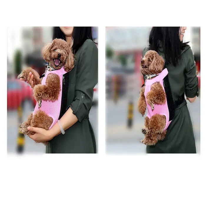 Прочный дышащий регулируемый ремень открытый Pet джинсовый сетчатый несущей для собаки, для кошки рюкзак холст