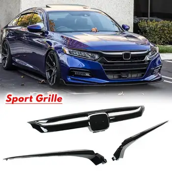 

Glossy Black ABS JDM-Sport Style Front Grille For Honda For Accord 2018 2019 Front Grill Replacement Base