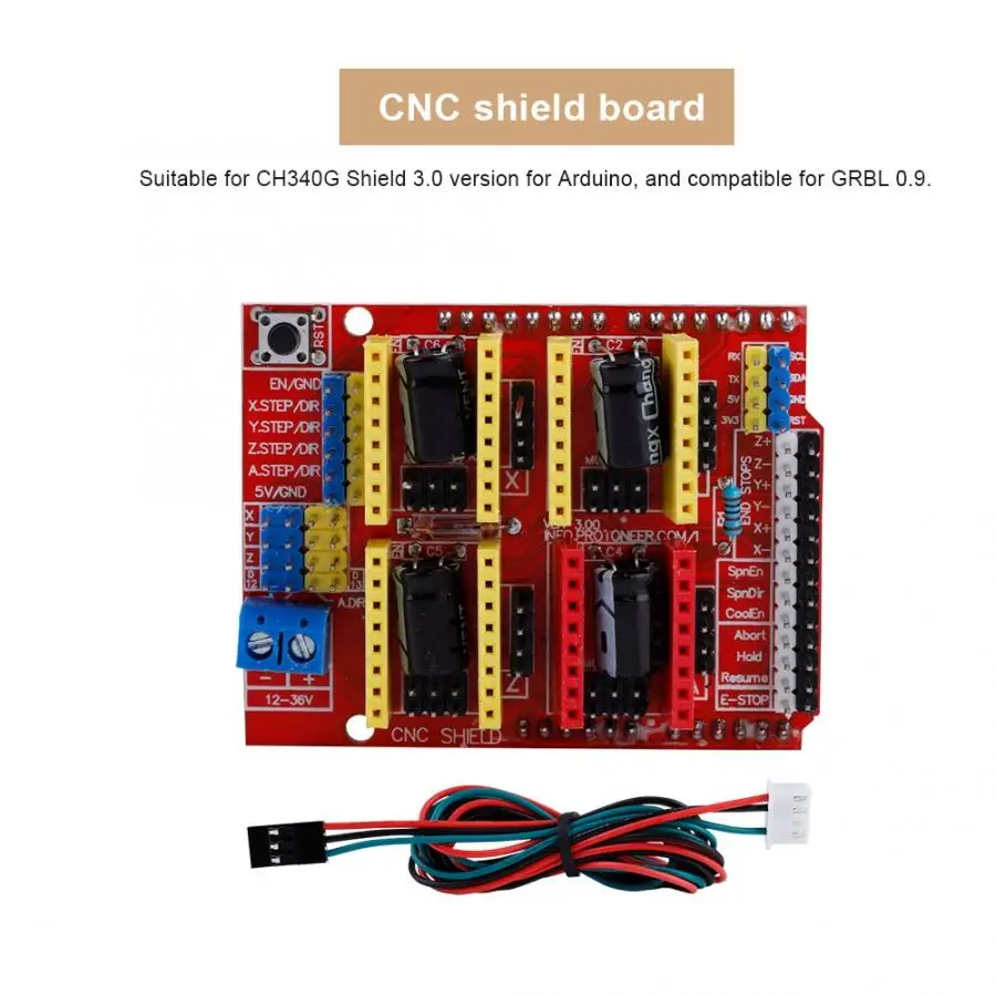 3d принтер CNC Комплект для Arduino+ 4 муфта 3d принтер аксессуары комплект амортизаторы