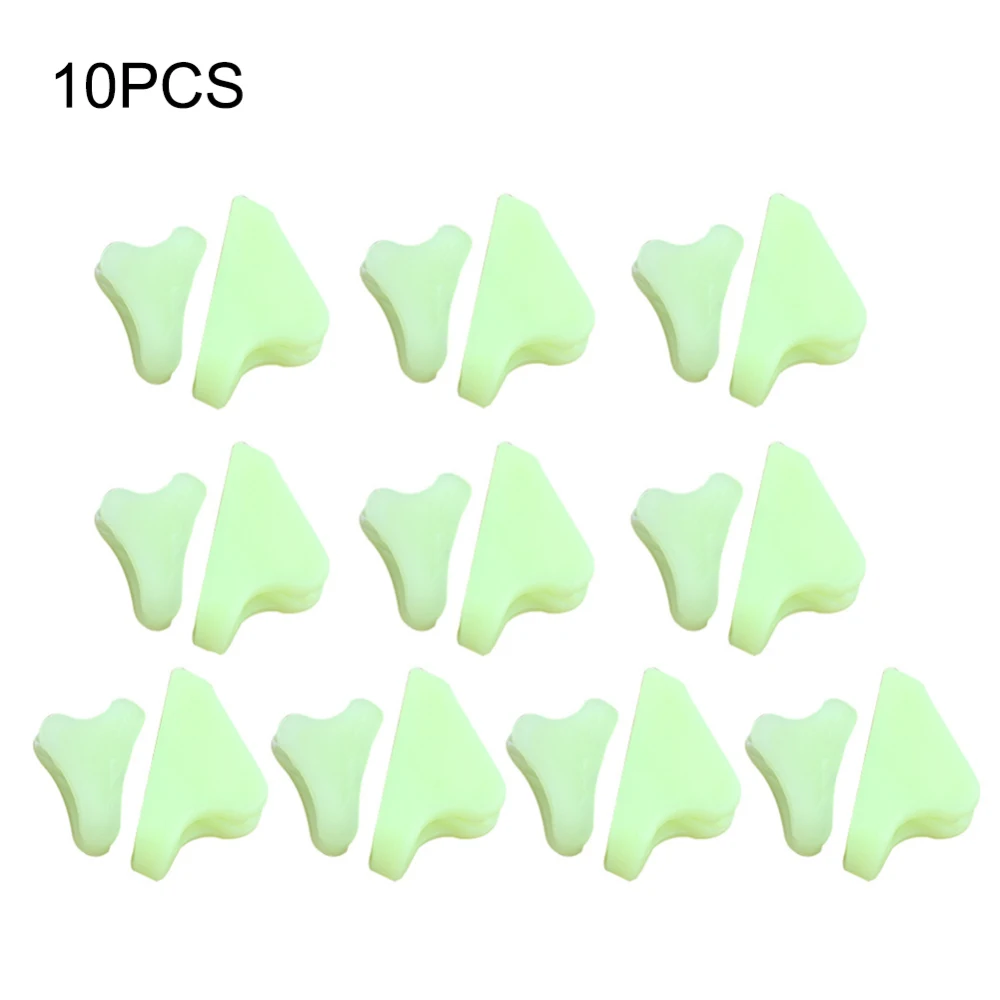 Camping Accessories 10pcs Outdoor Luminous Rope Fluorescent Buckle Tent Triangle Safety Alert for Campings Hiking Picnic | Спорт и
