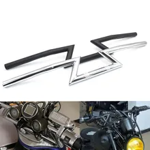 " 25 мм мотокросса мотоцикл универсальный Драг руль Z баров для Harley круизер кастом туристический Мотоцикл Захваты для боббера 883 XL1200