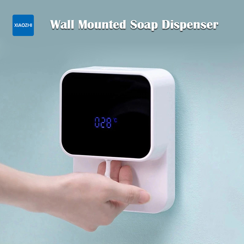 Xiaozhi X5 Automatic Soap Dispenser Wall-mounted Infrared Induction Hand Washer 280ml LED Temperature Display USB Rechargable