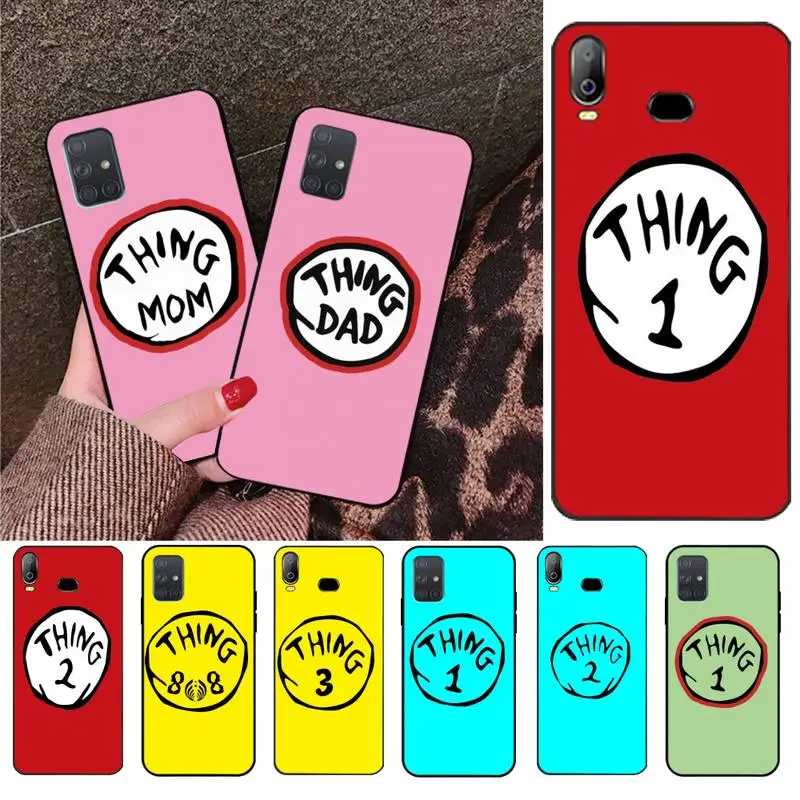HUAGETOP Thing 1 вещь 2 папа мама окрашенный чехол для телефона Samsung Galaxy A01 A11 A31 A81 A10 A20 A30 A40