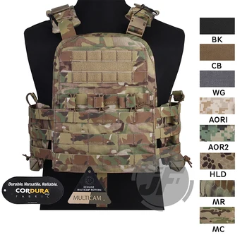 

Emerson Navy CAGE Plate Carrier NCPC Vest EmersonGear Tactical MOLLE Adjustable Vest Doffing Versatile Armor Vest w/Cummerbund