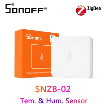 

SONOFF SNZB-02 Zigbee Temperature And Humidity Sensor Accessories For Smart Home Products Work With SONOFF ZigBee Bridge