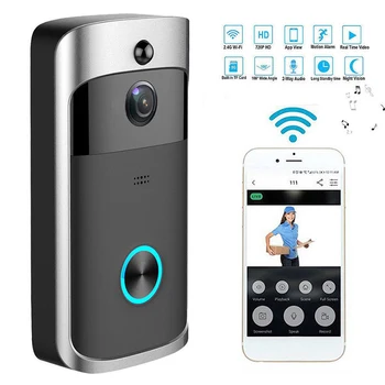 

TWISTER.CK WiFi Doorbell Video Door Intercom Smart Home IP Door Bell Camera Security Alarm IR Night Vision Visual Ring Intercom