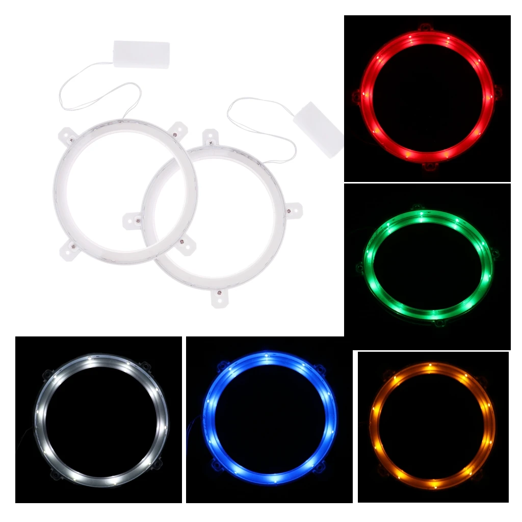 

2pcs 6" 3V LED Cornhole Board Mounting Lights for Night Corn Hole Bean Bag Tossing Game