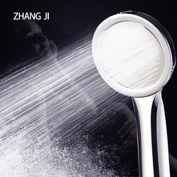 SPA Shower Head High Pressure Water Saving Rainfall ABS Chrome Bathroom Accessories Pressurized ShowerHead Body Jet Shower