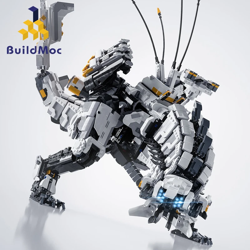 Buildmoc 4743 шт. технические креативные строительные блоки серии MOC Super Horizon Dawn Thunderjaw
