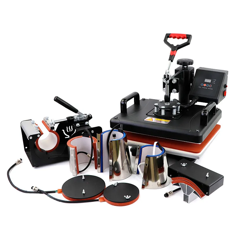 8IN1 HEAT PRESS TRANSFER MACHINE 30x38CM Multi-functional plates and cups 