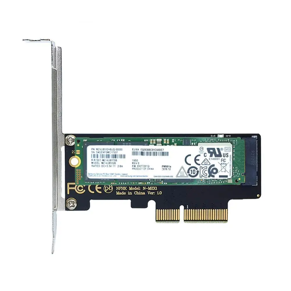 Карта адаптера SSD M.2 NVME NGFF на PCIE 3 0 ПК компьютерный адаптер Жесткий диск расширения
