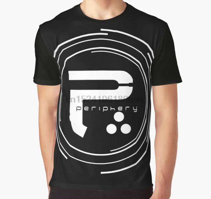 Принт по всему миру, 3D футболка, Мужская забавная футболка, Periphery band Tour 003, полная печать, большой принт, графическая футболка