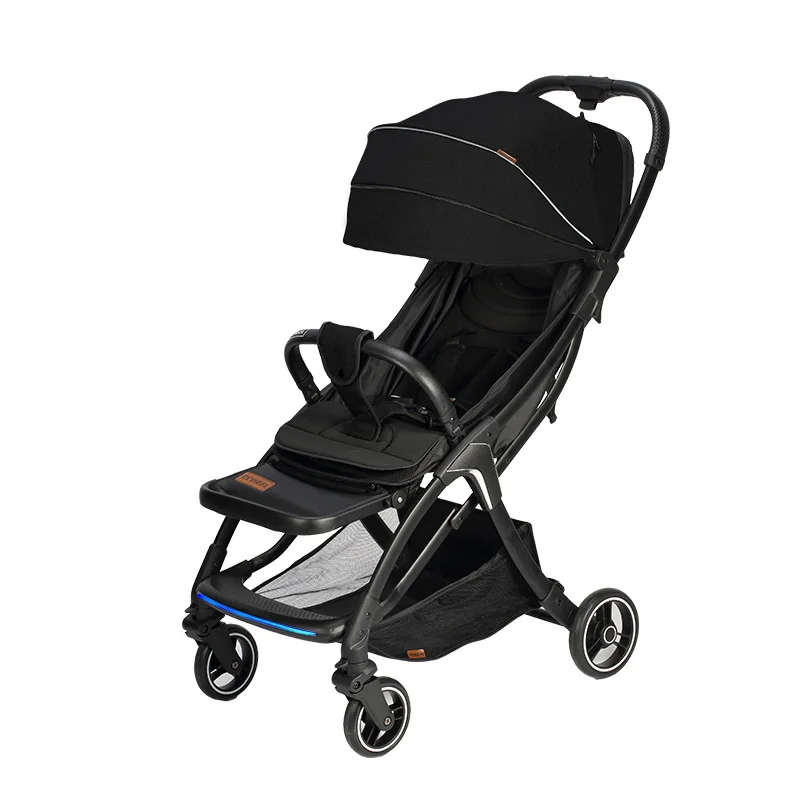ClothBlack IMBABY быстро складывающаяся детская коляска со съемным навесом, детская коляска, легкая детская коляска, детские автомобильные товары - Цвет: ClothBlack