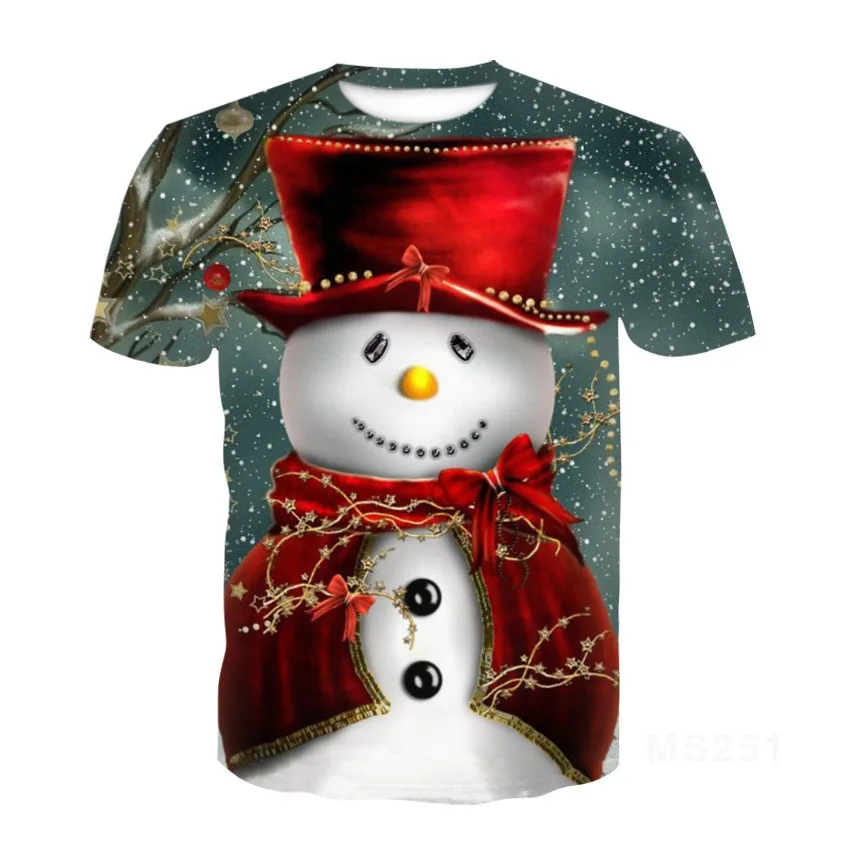 

3D printed T-shirts summer personality street casual shirts