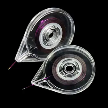 

1 PCS Manicure Tool Mini Handheld Easy Use Design Nail Art Striping Tape Line Case Box Sticker Holder Nails Tools Practice Hand