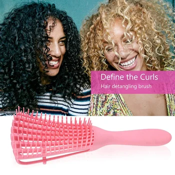 

Comb Hair Comb Detangling Brush for Natural Hair Adjustable Detangler Brush for Afro America Wavy Curly Hair Detangle Easily Wet