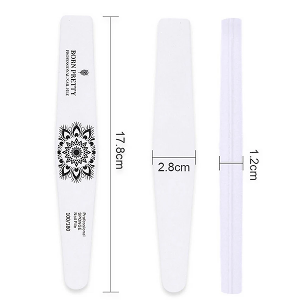 1Pc BORN PRETTY Nail Art Buffing Grinding Block Polish File Sanding Buffer Manicure Pedicure Tool Nail Care Nail Beauty Tools