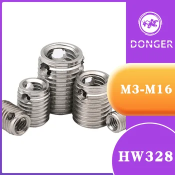 

M3 M4 M5 M6 M8 M10 M12 M16 307/308 Self-tapping Inserts with Hole Thread Insert Stainless Steel Thread Repair Tools