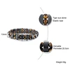 Double Hematite Tiger's Eye Bracelets Men Tiger Eye & Hematite Charm Bracelets for Women Natural Energy Stone Bracelet Jewelry ► Photo 3/6