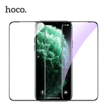 HOCO полное покрытие закаленное стекло для iPhone X Xs на iPhone 11 Pro Max защита экрана 3D Защитное стекло для iPhone XR Xs Max 10