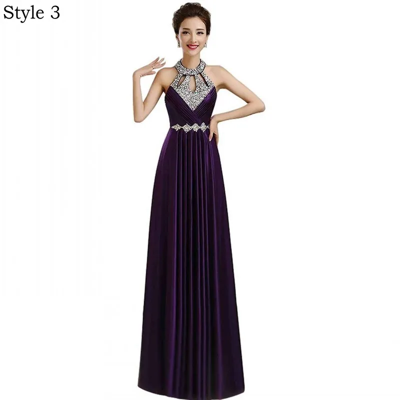 Billig [Abstand Verkauf] Chiffon Lange Abendkleid 2019 Formale Kleider Abendkleid Elegante Perlen Boidce mit Zipper Zurück