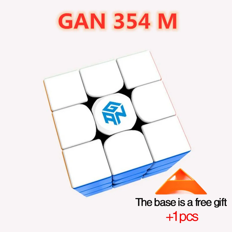 

GAN 354M 3x3x3 Magic Cube Stickerless With Magnetic Gan 354 M Puzzle Speed Cube For WCA Professional Cubo Magico Gan354M Toys
