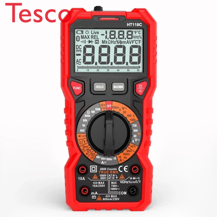 

6000 Counts Professional Auto Range Digital Multimeter Tester