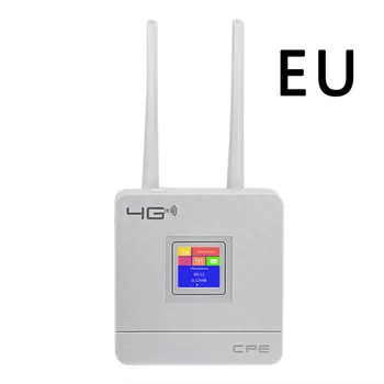 

Portable Hotspot Lte Wifi Router Wan/Lan Port Dual External Antennas Unlocked Wireless Cpe Router+ Sim Card Slot