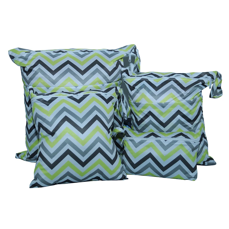 Premium Set of 4 Waterproof & Washable Baby Diaper Bags - Versatile Sizes