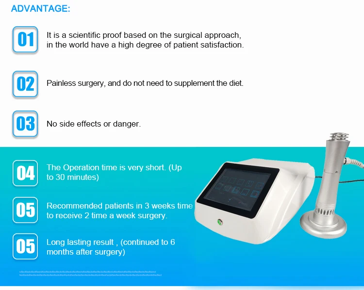 Shock wave therapy apparatus equipment for home use