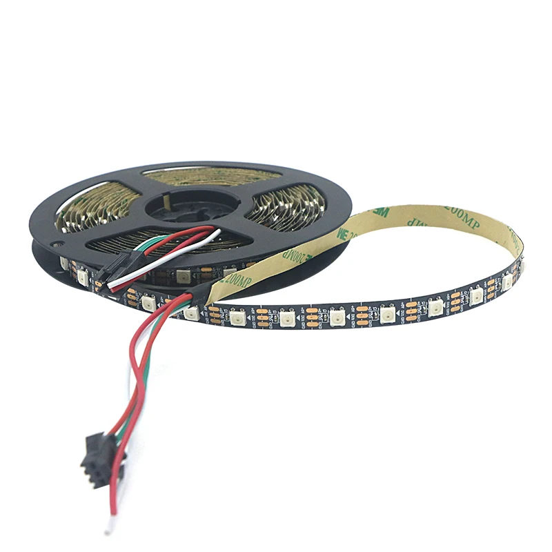 SZYOUMY 5V светодиодный пиксель полосы WS2812 программируемый прибор приемно-30/60/144 светодиодный s/m внешний 1 IC 2812 Управление 1 светодиодный 5050 RGB светодиодный лента