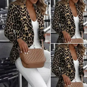 

New Womens Long Sleeve Lapel Suit Ladies Casual Slim Fit Coat Jacket Outwear