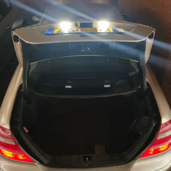 

Lamp License Plate Lights For Mercedes W204 W212 C207 C216 W221 Parts Car Auto 2Pcs