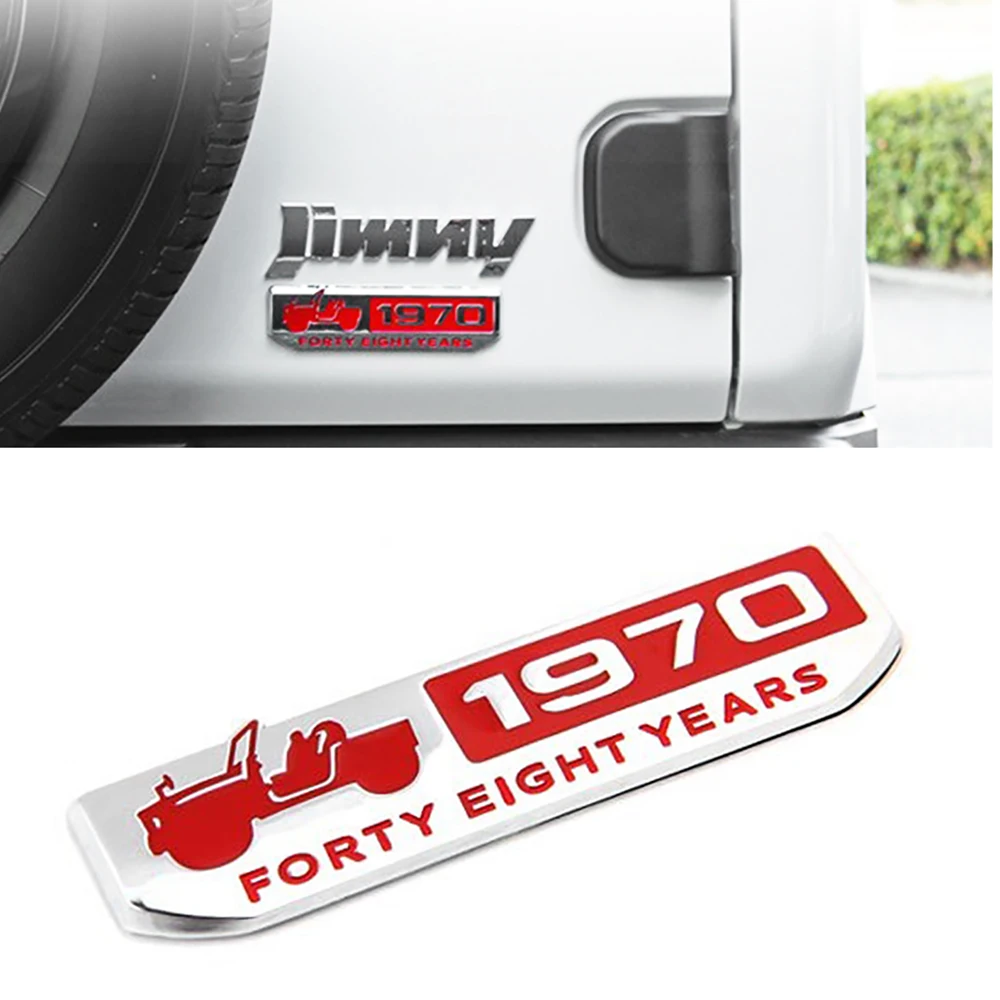 Car Logo 1970 Commemorative Mark Metal 3D Sticker For 2007 -2021 Suzuki  Jimny JB23 JB43 JB64 JB74w Accessories - AliExpress