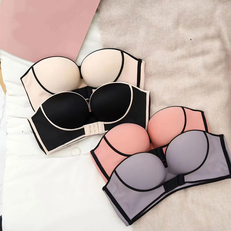 

Sexy Invisible Bra Lingerie For Women Backless Seamless Strapless Bra Sexy Bralette Mujer Brassiere Crop Top Push Up Bras Gifts