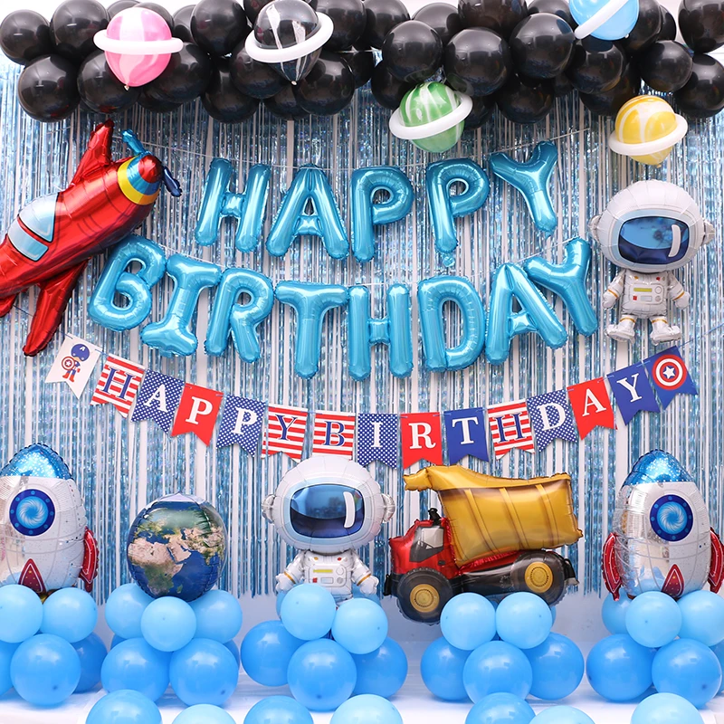 Car Ballons Truck Train airplane Foil Balloon police Globos Gift Happy Birthday Boyss Party Decorations Favor Kids car car balls