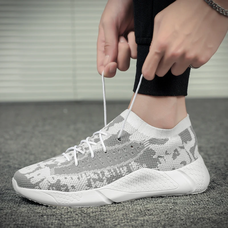 

running shoes sneakers men trainers shoes couple high Off -top loafers shoes white breathable men and women tides sport shoes BL