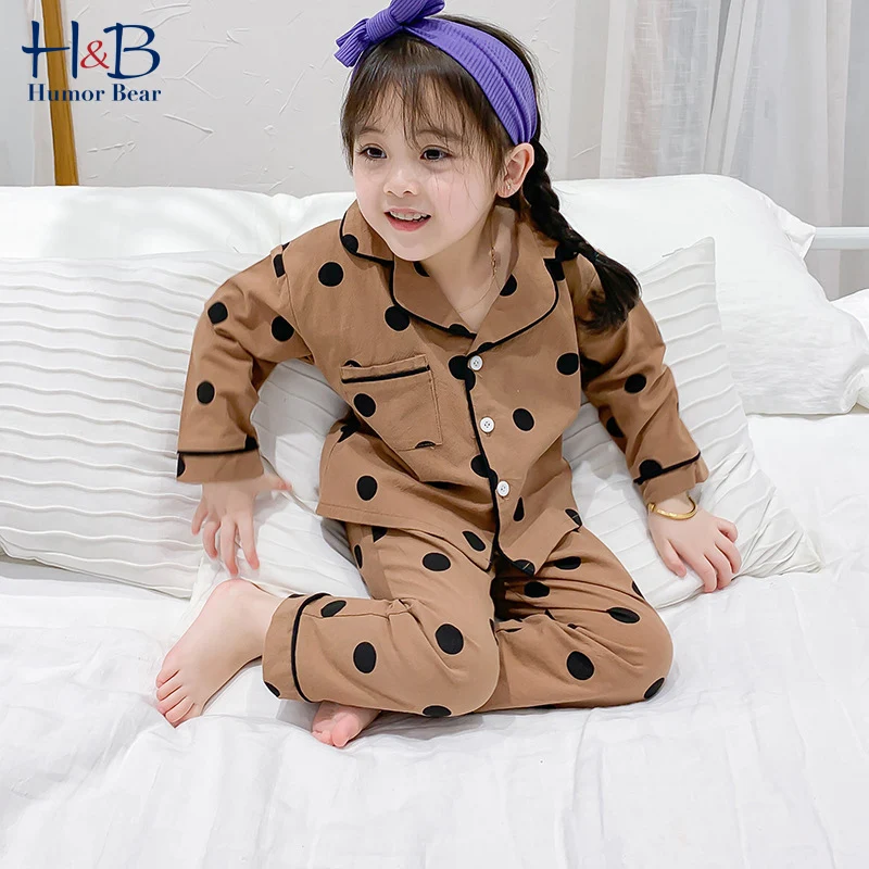 Polka Dot Children's Pajamas Polka Dot Pajamas Children Polka Dot Long Sleeve Kids Pajama