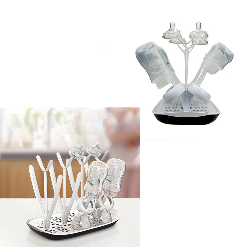 Infant Pacifier Dryer Rack Drying Holder Shelf Healthy Babies Bottle
