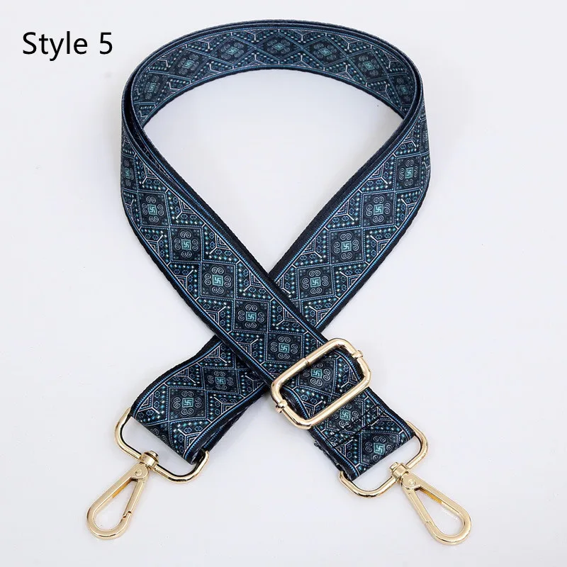 7styles Bag Strap For Women Removable DIY Shoulder Rainbow Handbag Accessories Cross Body Messenger Nylon Bag Straps Bags Handle