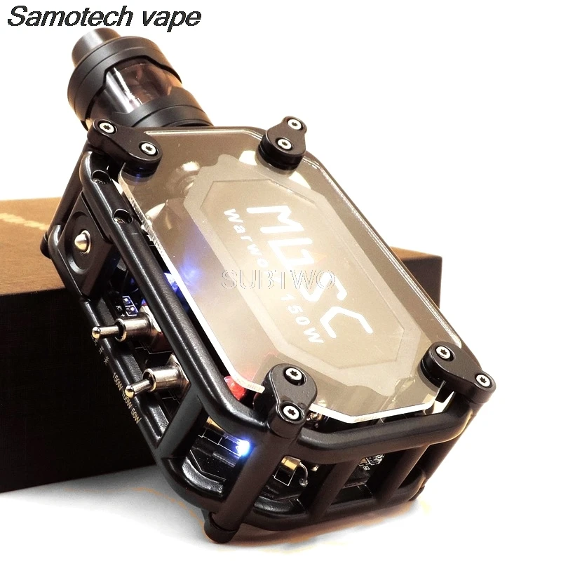 

New 150w Warwolf Box Mod kit 3.5ml Atomizer Tank Vape Pen Starter Kits 3500mAh Adjustable Variable Voltage Battery E cigarettes
