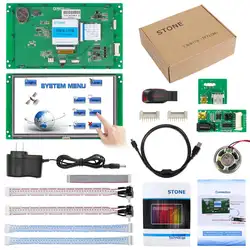 7,0 "tft экран дисплея модуль с сенсорной панелью + Программное обеспечение Поддержка любого микроконтроллера STVA070WT-01