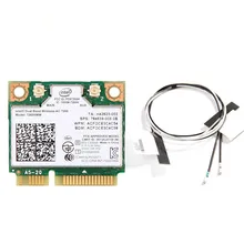 Двухдиапазонный 1200 Мбит/с 802.11ac Intel 7260HMW 7260AC 2,4G/5 ГГц Wlan Wi-Fi Bluetooth 4,0 Mini PCIe WiFi Беспроводная сеть PCIe карта