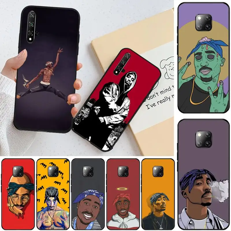 2pac Tupac и Biggie силиконовый роскошный уникальный дизайн чехол для телефона Honor 20 20lite