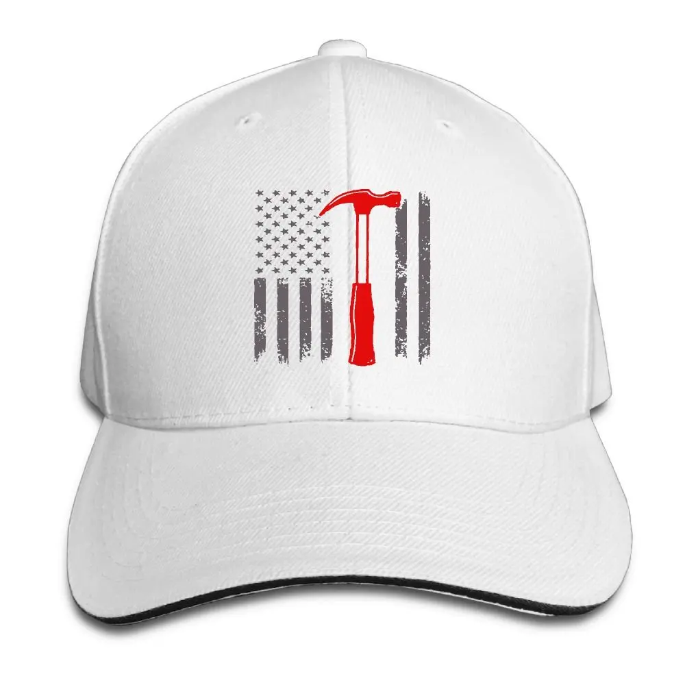 Унисекс американский флаг молоток Мода Бейсболка с козырьком кепки для путешествий/спорта