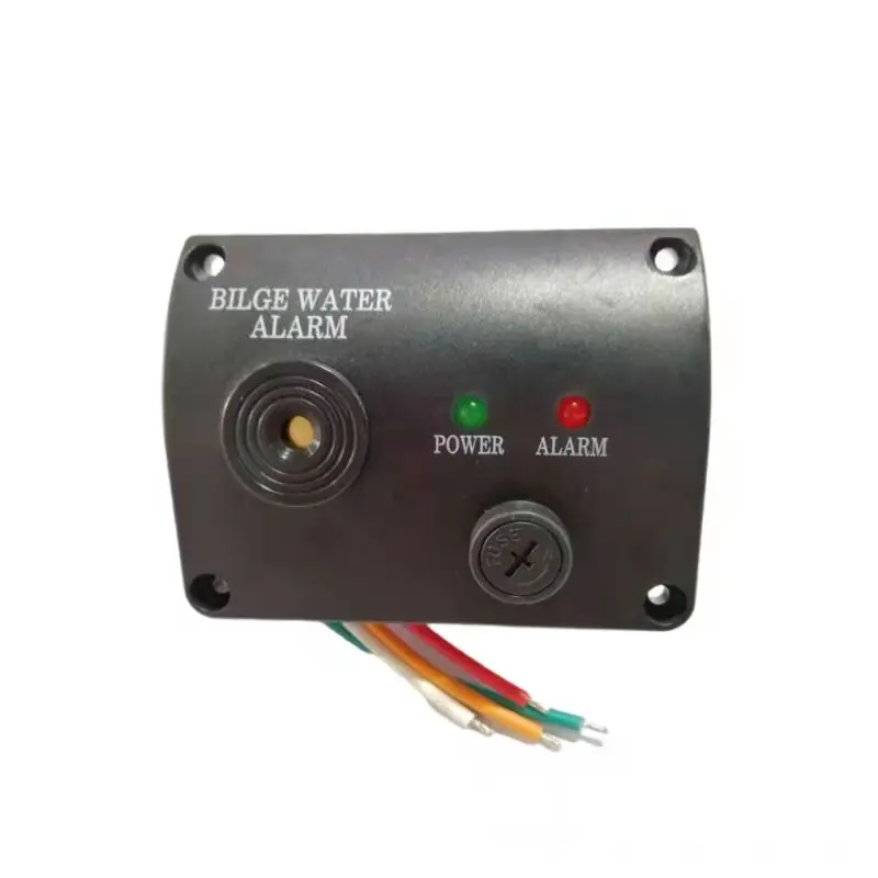 Marine Boat Bilge Alarm And Pump Panel Switch Plate ABS  Automatic 12V 3 way bilge pump rocker switch alarm panel auto off man ip66 for marine boat 015 02