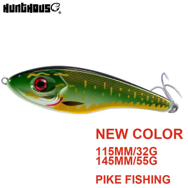 Hunthouse Jerkbait рыболовная приманка для щуки рыболовные приманки медленно тонущие