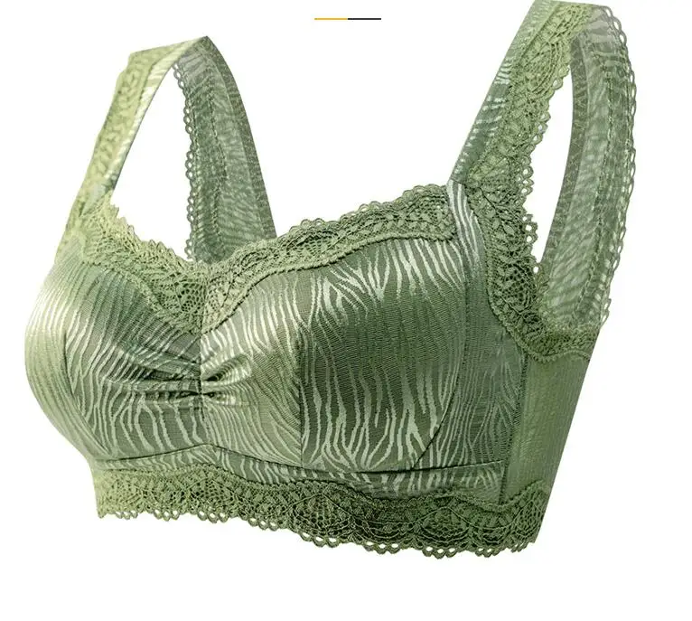H4694 Для женщин Шелковый бюстгальтер нижнее белье без Сталь кольцо ложная грудь искусственная грудь летние дышащие бюстгальтеры после операция на раке груди